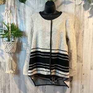 Anthropologie Elevenses Wool Blend Hi-Lo Cardigan